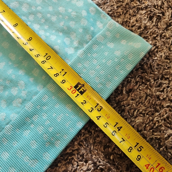 Aybl Evolve Light Aqua Blue Speckled Short Sleeve Crop Top Size Small - Picture 13 of 15